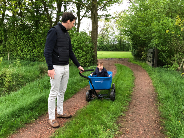 Beachwagon wandelen