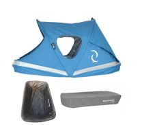Beachwagon Accessoire Set voor LITE+STURDY - CD16 incl. Huif, Kuipafdekhoes & Kuipbeschermhoes