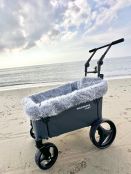 Beachwagon PUSH® Opvouwbare bolderkar - Donkergrijs