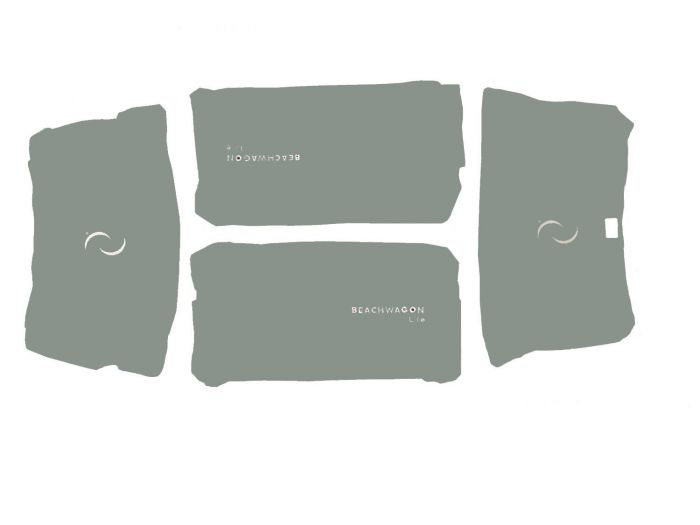 Beachwagon Kuipbekleding voor LITE® - Lichtgrijs