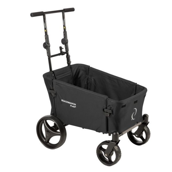 Beachwagon PUSH® Opvouwbare bolderkar - Donkerzwart