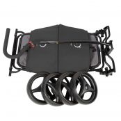 Refurbished - Beachwagon LITE® Opvouwbare bolderkar - Donkerzwart
