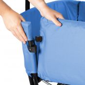 Beachwagon LITE® Opvouwbare bolderkar - Lichtblauw