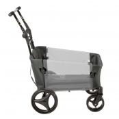 Beachwagon PUSH® Opvouwbare bolderkar - Donkergrijs