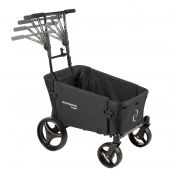 Beachwagon PUSH® Opvouwbare bolderkar - Donkerzwart