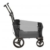 Beachwagon PUSH® Opvouwbare bolderkar - Donkerzwart